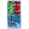 Fibershack Fiber Optic Coupler Kit Fiber Optic Connector Kit Includes 26 Fiber Optic Couplers for ST LC SCAPC SC Cables Includes Hard Plastic Snap Lock case