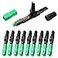 GwliUni 100 Pcs SC Fiber Optical Fast Cold Connector Single Mode Quick Assembly Adapter Plug for FTTHCATV etc SCAPC