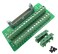 DazzyD Sysly IDC34 2x17 Pins Male Header Breakout Board Terminal Block Connector with Simple DIN Rail Mounting feet