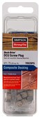 Simpson Strong-Tie Simpson StrongTie TRX20PG DeckDrive DCU Screw Plug Trex Pebble Gray 75Qty