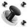 Master Magnetics Ceramic Round Base Magnet with Knob Pack HeavyDuty Strong Magnets with Knobs for Home and Work 16 lb Pull Each NickelPlated 143 D 098 H Chrome 4Pack