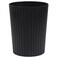 JiatuA Small Trash Can Plastic Wastebasket Round Garbage Container Bin for Bathroom Kitchen Bedroom Home Office College Dorm Black