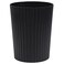 JiatuA Small Trash Can Plastic Wastebasket Round Garbage Container Bin for Bathroom Kitchen Bedroom Home Office College Dorm Black