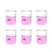 Labvida 6pcs 250ml Upgrated Thick Glass Beakers Griffin Low Form Beaker Set with Double Scale 33 Boro LVA010