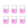 Labvida 6pcs 250ml Upgrated Thick Glass Beakers Griffin Low Form Beaker Set with Double Scale 33 Boro LVA010