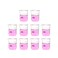 Labvida 10 Pcs 250ml Upgrated Thick Glass Beakers Griffin Low Form Beaker Set with Double Scale 33 Boro LVA025