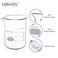 Labvida 10 Pcs 250ml Upgrated Thick Glass Beakers Griffin Low Form Beaker Set with Double Scale 33 Boro LVA025