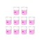 Labvida 10 Pcs 250ml Upgrated Thick Glass Beakers Griffin Low Form Beaker Set with Double Scale 33 Boro LVA025