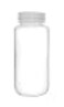 EISCO Reagent Bottle 500ml Wide Mouth with Screw Cap Polypropylene Translucent
