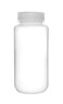 EISCO Reagent Bottle 500ml Wide Mouth with Screw Cap Polypropylene Translucent