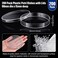 Kingdder 200 Pack 90mm Petri Dishes Sterile Plastic Bulk with Lids Deep Clear Thick Science Lab Cell Culture Agar Dish for Lab Jelly Science Party Project Experiment Analysis Equipment Projects Suppli