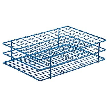 SP Scienceware SP BelArt Poxygrid 96Place Test Tube Rack for 1617mm Tubes Durable Wire Frame with ChemicalResistant Blue Epoxy Coating Ideal for Lab Drug Discovery and Robotic Applications Autoclavabl
