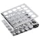 Globe Scientific 457200 Stainless Steel Z Shape Tube Rack 1617mm Tubes 25Place