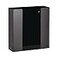 AdirMed VivaEssentials Double Glove Box Holder Wall Mount or Free Standing Black Acrylic Glove Holder