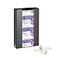 AdirMed VivaEssentials Triple Glove Box Holder Wall Mount or Free Standing Black Acrylic Glove Holder