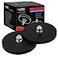 ULIBERMAGNET 2Pack Rubber Coated Magnet with M8 Male Thread Stud AntiScratch 100lb Strong Neodymium for Outdoor Light Bar Signal Lights and Tools