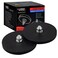 ULIBERMAGNET 2Pack Rubber Coated Magnet with M8 Male Thread Stud AntiScratch 100lb Strong Neodymium for Outdoor Light Bar Signal Lights and Tools