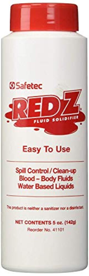 Safetec 53376M Red Z Fluid Control Solidifier 5 oz