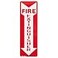 Fire Extinguisher Signs Arrow Fire Extinguisher Arrow Signs 3 Pack