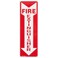 Fire Extinguisher Signs Arrow Fire Extinguisher Arrow Signs 3 Pack