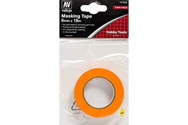 Vallejo AV Tools Precision Masking Tape 6mmx18m Twin Pack