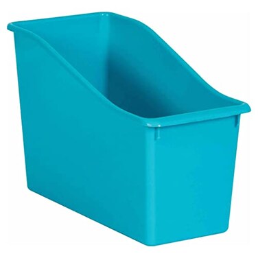 Teacher Created Resources Teal Plastic Book Bin