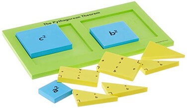 Didax Educational Resources Pythagorean Theorem Tile Set 063 H x 85 L x 100 W