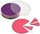 Didax Educational Resources Fraction Circles Pink Small