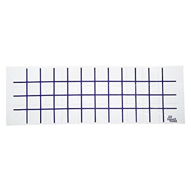 hand2mind Double Sided Graphing Mat 24 x 72 Vinyl Grid Mat Classroom Mats for Floor Kids Math Learning Tools School Mat Math Centers Kindergarten Teacher Supplies for Math Classroom