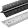 Jotyua Architectural Scale Ruler Set 2 Pack 12 Inch Aluminum Architect Ruler with Standard Metal Ruler Imperial Architect Triangular Ruler with Etching for Architects Engineers Students and Draftsman