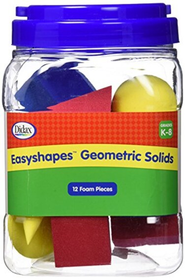 Didax Educational Resources 2501 Easyshapes Geometric Solids Set