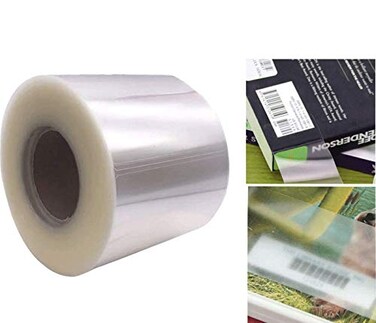 SMARSTICKER 1000 Pcs Clear Waterproof Label Protector Shields1 12Hx3 12W Gloss Finish Vinyl Transparent Address Library Book Repair Tape Label Rectangular Numbers Barcode Shields in Office Class Super