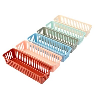 Really Good Stuff Pencil Baskets Set of 6 Boho