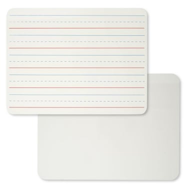 Charles Leonard Dry Erase Board Two Sided LinedPlain 9 x 12 35120