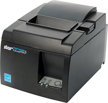 Star Micronics TSP143IIIU USB Thermal Receipt Printer with Device and Mfi USB Ports Autocutter and Internal Power Supply Gray