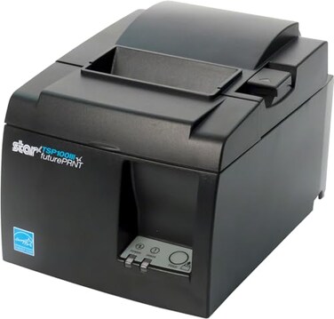 Star Micronics TSP143IIILAN Ethernet LAN Thermal Receipt Printer with AutoCutter and Internal Power Supply Gray