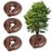 Tezhile TezhiIe 3 Pack 15 Gallon Tree Watering Ring Bag PVC Drip Irrigation Water Pouch Automatic Drip System Watering Donuts for Trees Deep Root LowProfile Slow Release Watering Bag