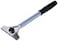 Winco 12 Grill Scraper with 4Inch Blade and Rubber Handle Medium Stainless Steel