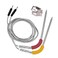 CLORY 2pcs Replacement Meat Probe for Weber iGrill 2 Thermometer with 2 Probe Clip for Weber iGrill Mini iGrill 3 iGrill Pro Replacement Probe