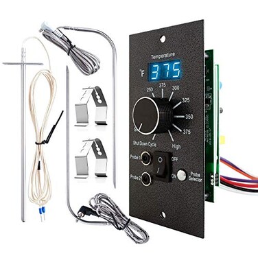 dibay Digital Pro Controller for Traeger Grill Parts Control Panel Replacement with Meat Probes and Thermostat Board Sensor