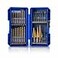 HIGHFIRE 30PCS Impact Driver Bit Set Include Screwdriver Bit SetStep Drill BitHex Shank Drill Bit with Tough Stackable Case Idea for Hanging Pictures Assembling Furniture and Home Tasks