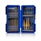 HIGHFIRE 30PCS Impact Driver Bit Set Include Screwdriver Bit SetStep Drill BitHex Shank Drill Bit with Tough Stackable Case Idea for Hanging Pictures Assembling Furniture and Home Tasks