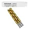 Drill Hulk Pack of 3 38Inch Titanium Nitride Coated Drill Bit Hex Shank Premium M2 High Speed Steel for Metal Plastic Wood