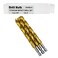 Drill Hulk Pack of 3 38Inch Titanium Nitride Coated Drill Bit Hex Shank Premium M2 High Speed Steel for Metal Plastic Wood