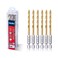 HIGHFIRE 516 135 Degrees Split Point Drill Bits Hex Shank Twist Drill Bits DIY Purpose Drill Bit Set HSS Titanium Drill Bit Hex Drill Bits for Steel Pack of 6 Identical Pcs
