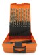 Accusize Industrial Tools M35 HSS Plus 5 Cobalt Metric Drill Set 135 Deg Split Point 1 to 10mm by 05mm in Plastic Box 31101119