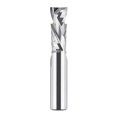 SpeTool Spiral Router Bits UpDown Compression Bit 12 inch Cutting Diameter Long Solid Carbide CNC Bit for Woodworking Carving Engraving