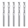 SpeTool 5Pcs Carbide Compression Router Bit UpDown End Mills 18 inch Shank with 18 inch Cutter for CNC Mill Machine Wookwork 3D Profile Detail Engraver Carving