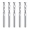 SpeTool 5Pcs Carbide Compression Router Bit UpDown End Mills 18 inch Shank with 18 inch Cutter for CNC Mill Machine Wookwork 3D Profile Detail Engraver Carving