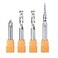 SpeTool CNC Router Bits Carving Set for Wood Profile V Groove Engraving Solid Carbide 14 Inch Shank